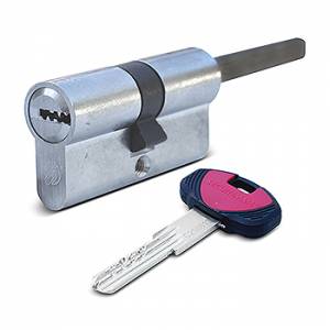 Cilindar SECUREMME K2 30/30 mm. sa dugačkom osovinom za gumb