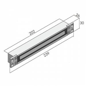 Elektromagnet MINI usadni 2800 N, 12-24 V dc, sa statusom otvornosti