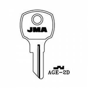 Ključ cilindrični AGE-2D ( AG1 ERREBI / AGE1 SILCA )
