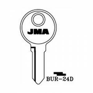 Ključ cilindrični BUR-24D ( BG47R ERREBI / BUR31R SILCA )