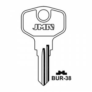 Ključ cilindrični BUR-38 ( BG52 ERREBI / BUR61R SILCA )