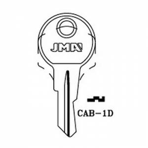 Ključ cilindrični CAB-1D ( CAB1 ERREBI  / CAB1 SILCA )