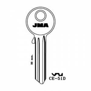Ključ cilindrični CE-51D ( CE7D ERREBI / CE3 SILCA )