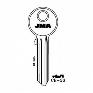 Ključ cilindrični CE-56 MULTIPROFIL ( CEE27L ERREBI / CE22-27 SILCA )
