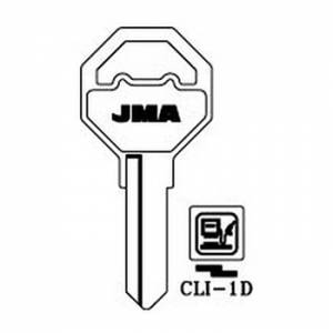Ključ cilindrični CLI-1D ( NE73 ERREBI / VO14R SILCA )