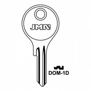 Ključ cilindrični DOM-1D ( DM15 ERREBI / DM8 SILCA )