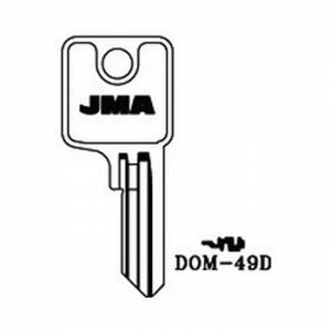 Ključ cilindrični DOM-49D ( DM101 ERREBI / DM137 SILCA )