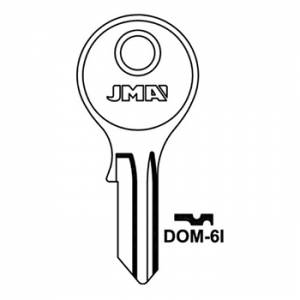 Ključ cilindrični DOM-6I ( DM24R ERREBI / DM19R SILCA )