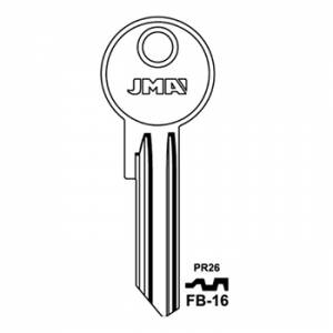 Ključ cilindrični FB-16 ( F27RL ERREBI / FB18RX SILCA )