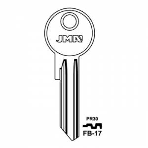 Ključ cilindrični FB-17 ( F26RL ERREBI / FB19RX SILCA )