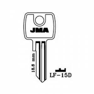 Ključ cilindrični LF-15D ( LF10A ERREBI / LF4R SILCA )