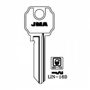 Ključ cilindrični LIN-16D ( LI13 ERREBI / LC15 SILCA )