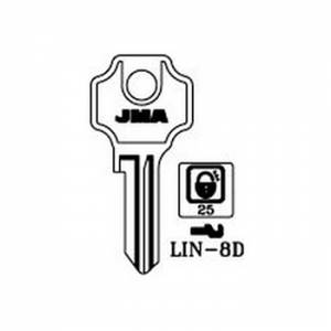 Ključ cilindrični LIN-8D ( LI11 ERREBI / LC6 SILCA )