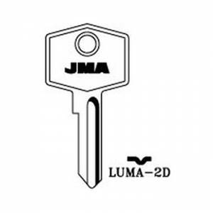 Ključ cilindrični LUMA-2D ( LMA2 ERREBI / LM1R SILCA )