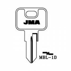 Ključ cilindrični MBL-1D ( MBL1R ERREBI / MBL1R SILCA )