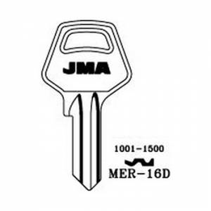 Ključ cilindrični MER-16D ( MR4D ERREBI / MER1 SILCA )