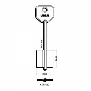 Ključ sef dvostrani bez plastike ATR-2G ( 2AT1 ERREBI / 5AT1 SILCA )