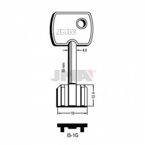 Ključ ISEO pumpa IS-1G ( 1IE1 ERREBI / 5IE5 SILCA )