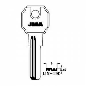 Ključ cilindar specijal LIN-19D ( LI9R ERREBI / LC14R SILCA )