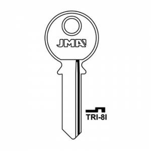 Ključ cilindrični TRI-8I ( TR2 ERREBI / TL4R SILCA )