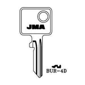 Ključ cilindrični BUR-4D ( BG24 ERREBI / BUR20 SILCA )