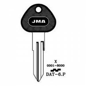 Ključ auto sa plastikom DAT-6P ( DT8P43 ERREBI / DAT12P SILCA )