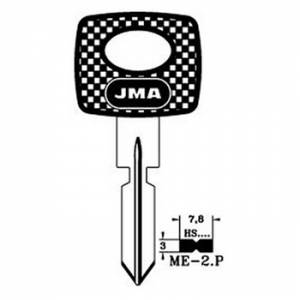 Ključ auto sa plastikom specijal ME-2P ( HF39P17 ERREBI / HU39P SILCA )