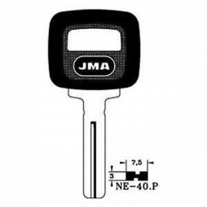 Ključ auto sa plastikom specijal NE-40P ( NE70P70 ERREBI / NE66P SILCA )