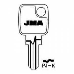 Ključ auto bez plastike PJ-K ( PJ2 ERREBI / PJ2 SILCA )