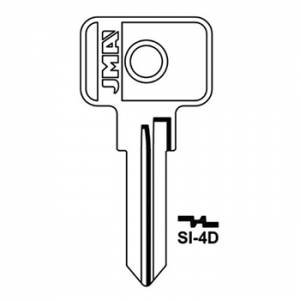 Ključ auto bez plastike SI-4D ( SIA4R ERREBI / SSA4R SILCA )