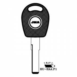 Ključ auto sa plastikom specijal HU-HAAP1 ( HF55P65 ERREBI / HU66P SILCA )