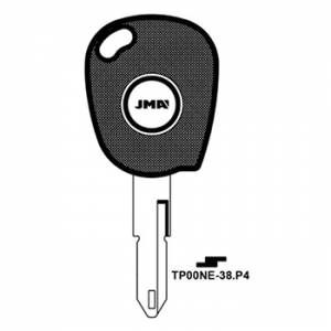 Ključ za transponder NE-38P4 ( T00NE72P ERREBI / NE73T0 SILCA )