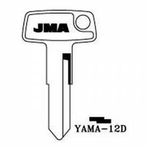 Ključ auto bez plastike YAMA-12D ( YA30R ERREBI / 	YH21R SILCA )