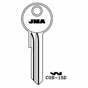 Ključ cilindrični COR-15D ( CO37 ERREBI / CB86 SILCA )