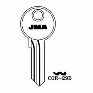 Ključ cilindrični COR-29D ( CO7T ERREBI / CB5 SILCA )