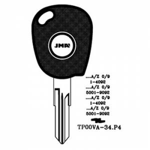 Ključ za transponder VA-34P4 ( T00VC82P ERREBI / VAC102TE SILCA )