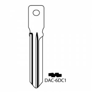 Sjekirica ključa DAC-6DC1 ( DCA6RC1 ERREBI / HU179T SILCA )