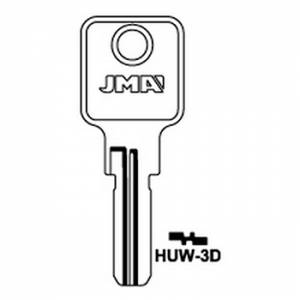 Ključ cilindrični HUW-3D ( UW11 ERREBI / UW11 SILCA )