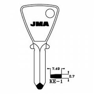 Ključ cilindar specijal KE-1 ( KC1 ERREBI / KE1 SILCA )
