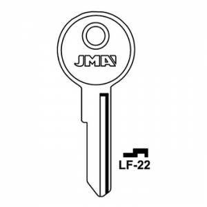 Ključ cilindrični LF-22 ( LF13 ERREBI / LF8 SILCA )