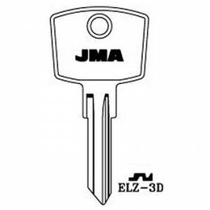 Ključ cilindrični ELZ-3D ( EZ8 ERREBI / EL4 SILCA )