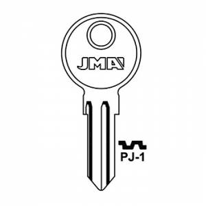Ključ auto bez plastike PJ-1 ( PJ ERREBI / KI3 SILCA )