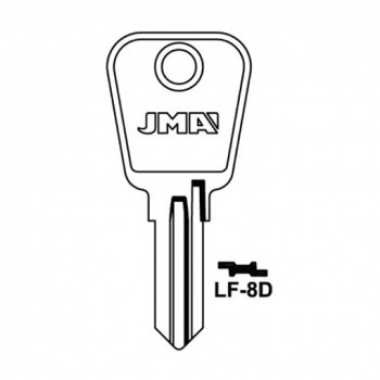 Ključ cilindrični LF-8D ( LF23R ERREBI / LF22R SILCA )