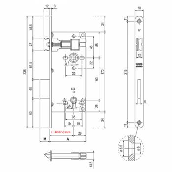 AGB brave PATENT GRANDE , WC – standard 90 mm.