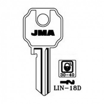 Ključ cilindrični LIN-18D ( LI10 ERREBI / LC13 SILCA )