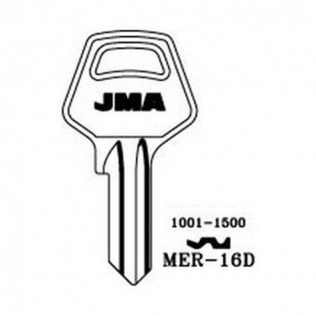 Ključ cilindrični MER-16D ( MR4D ERREBI / MER1 SILCA )