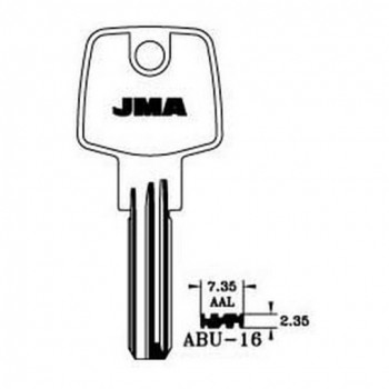 Ključ cilindar specijal ABU-16 ( AU50 ERREBI / AB40 SILCA )