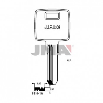 Ključ cilindar specijal FTH-16 ( FT10 ERREBI / FH17R SILCA )