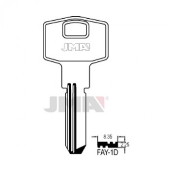 Ključ cilindar specijal FAY-1D ( FAY2R ERREBI / FY1R SILCA )