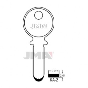 Ključ cilindar specijal KA-2 ( KB2 ERREBI / KA2 SILCA )